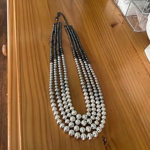 4 Strand Silver Necklace